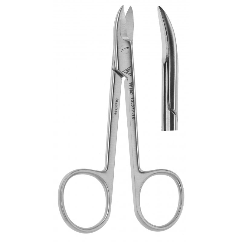 Lábköröm vágó olló - hajlított