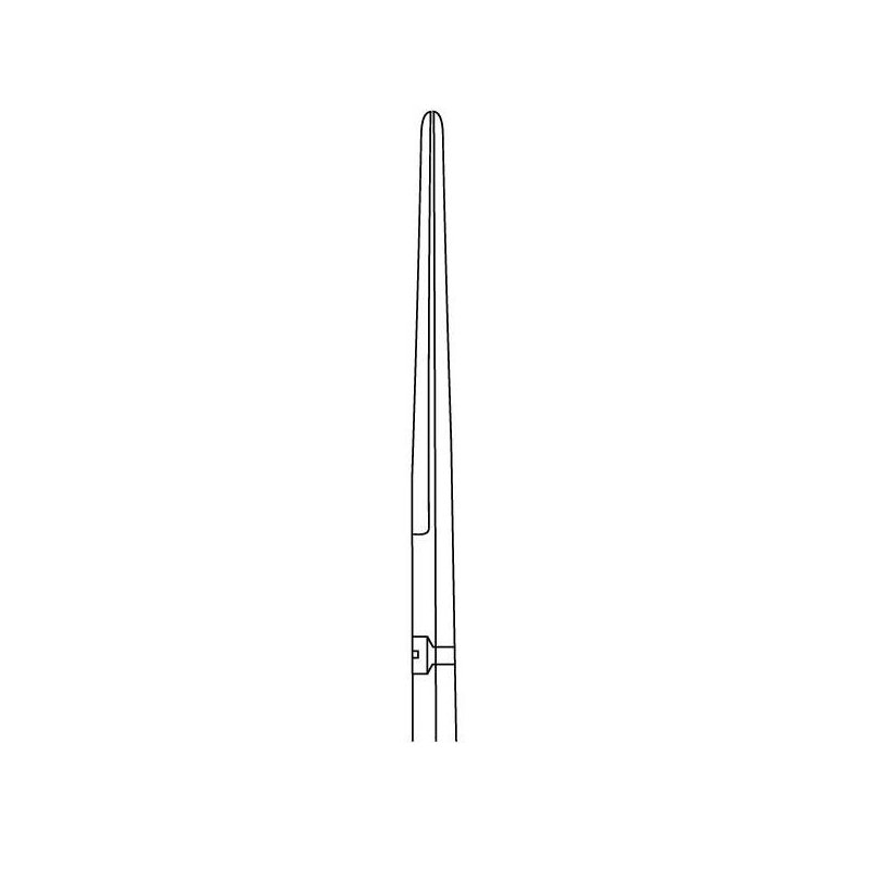 Standard olló - egyenes, tompa/tompa