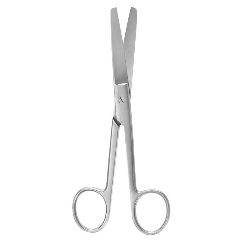 Standard olló - hajlított, tompa/tompa