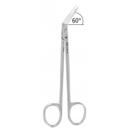 Finom olló - 60 fokos szögben hajlított