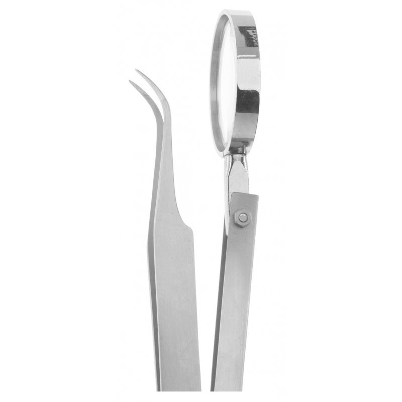 Nagyítós csipesz - hajlított