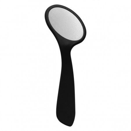 Kétoldalú nemesacél sarokreszelő stabil műanyag nyéllel