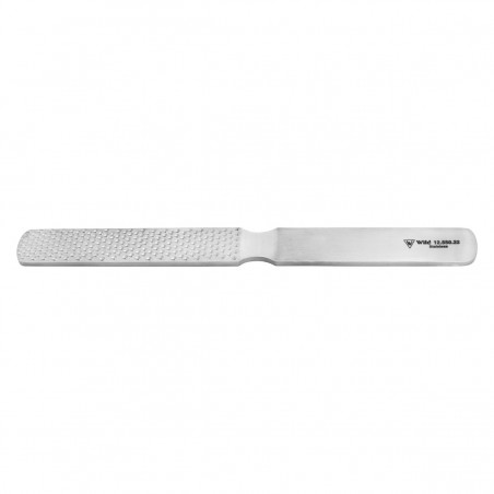 Nemesacél ráspoly - kétoldalú sarokreszelő nagy méretben