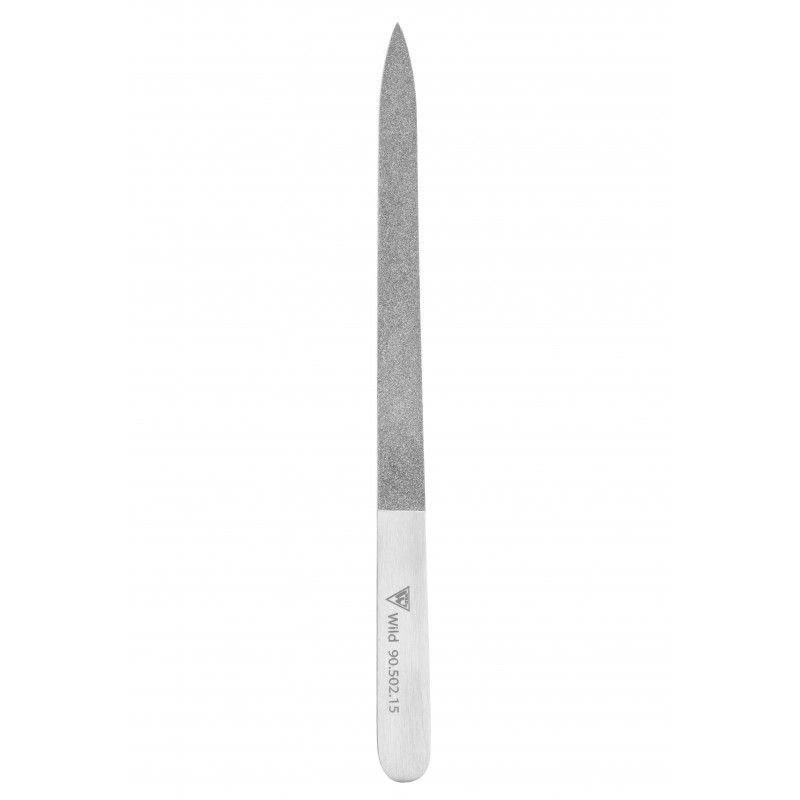 Gyémántporos nemesacél körömreszelő - hegyes