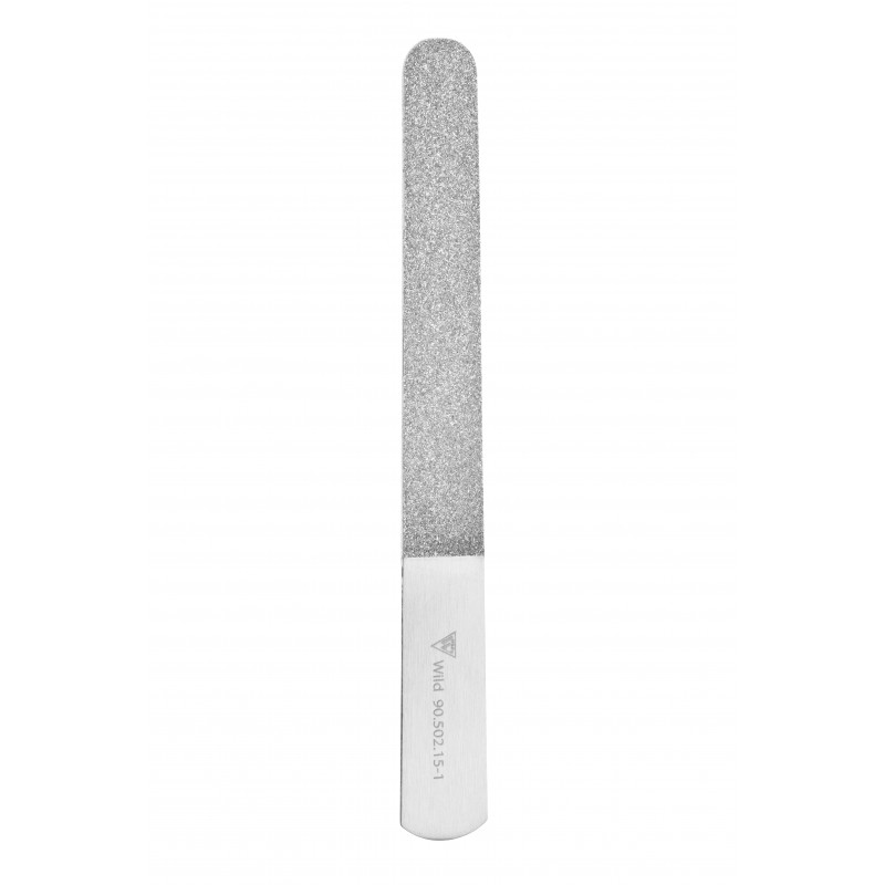 Gyémántporos nemesacél körömreszelő - lekerekített