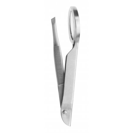 Kozmetikai csipesz -  nagyítóval