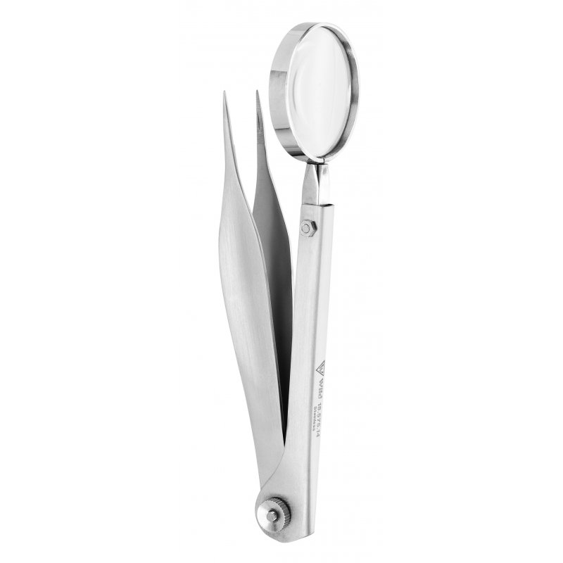 Nagyítós csipesz - egyenes